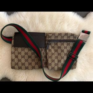 Authentic Gucci Pattern Belt Bag